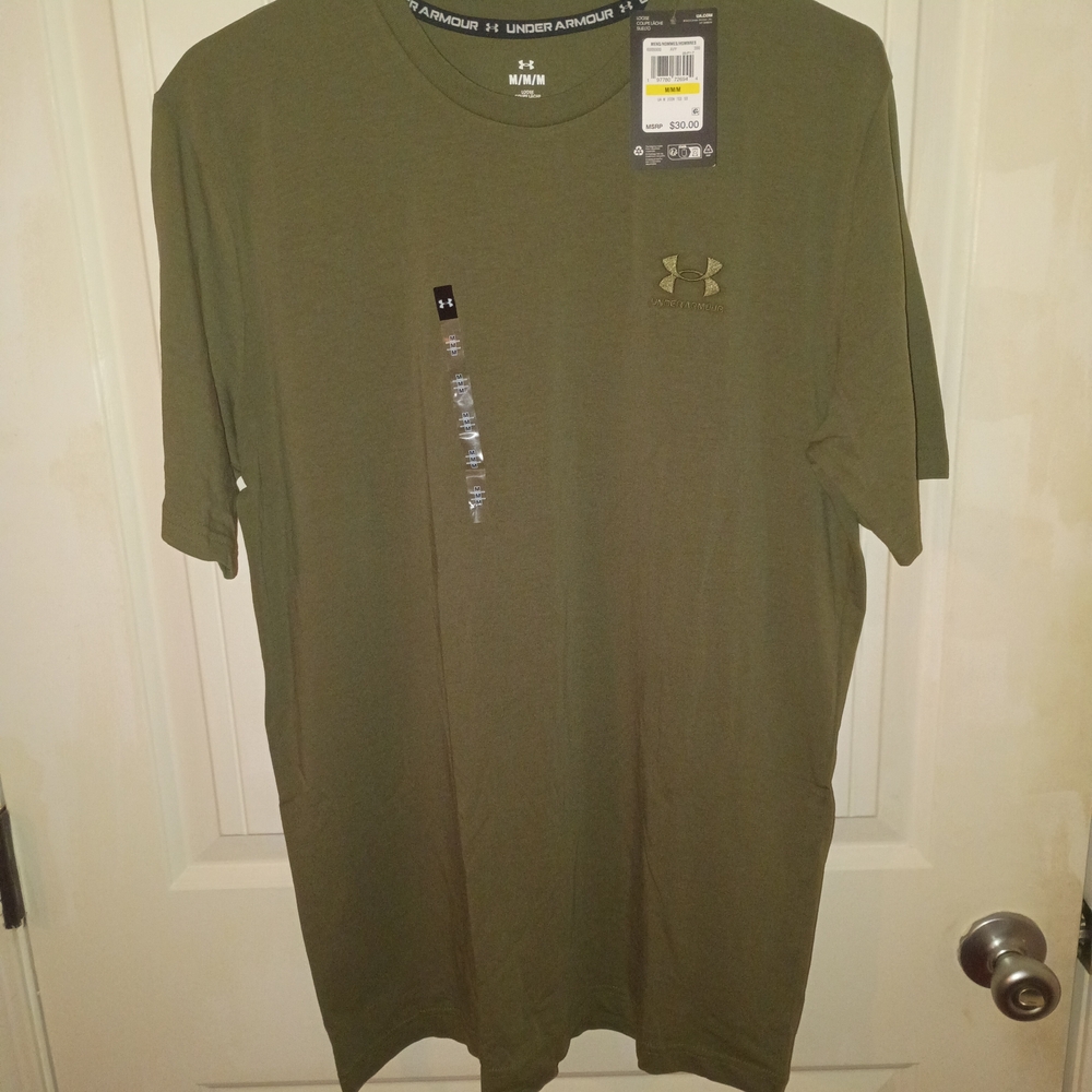 Under Armour Olive Green Short Sleeve Performance Tee